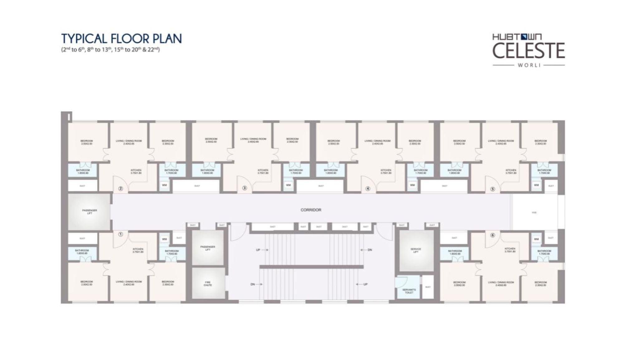 Hubtown-Celeste-Floor-Plan-Typical-2nd-to-6th-8th-to-13th-15th-to-20th-&-22nd