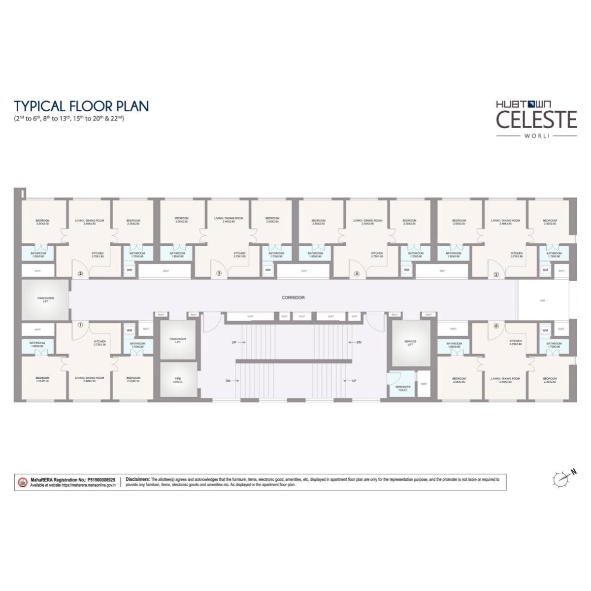 Hubtown-Celeste-Floor-Plan-Typical-2nd-to-6th-8th-to-13th-15th-to-20th-&-22nd